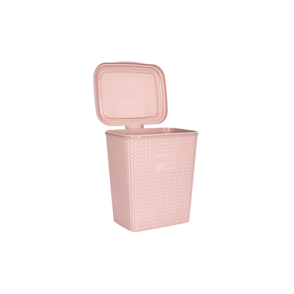 Кошик для зберігання Violet House Віолетта для порошка с крышкой Cappuccino 8 л (0028 Віолетта CAPPUCHINO) - зображення 3