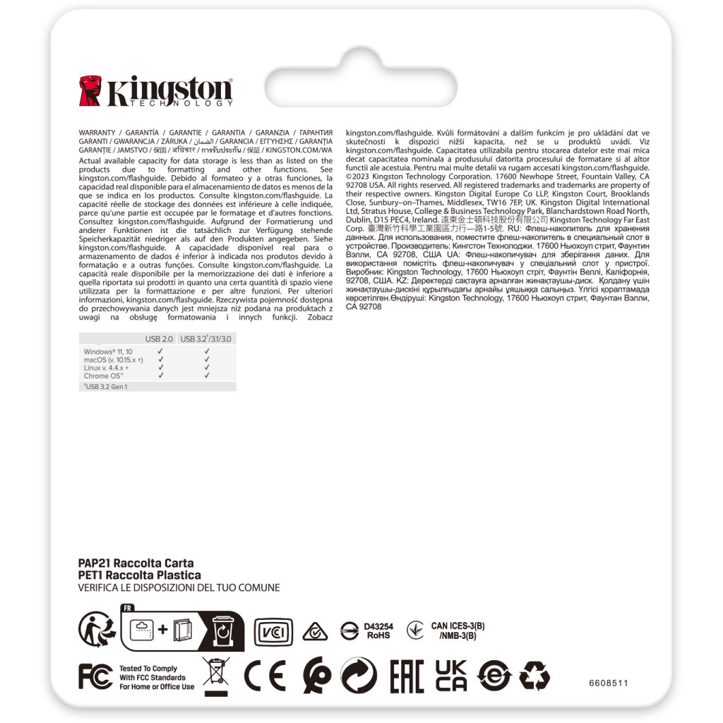 USB флеш накопичувач Kingston 512GB DataTraveler SE9 G3 Gold USB 3.2 (DTSE9G3/512GB) - зображення 6