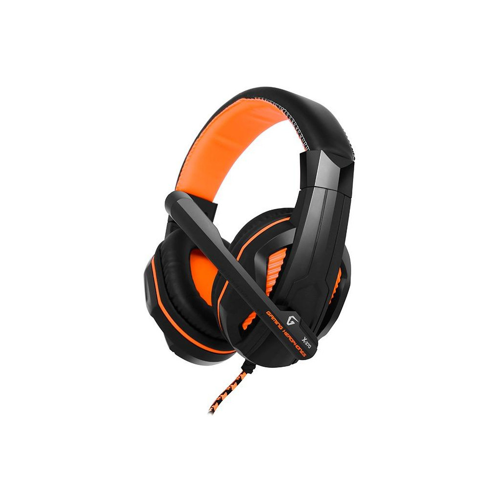 Навушники Gemix X-370 black-orange - зображення 1