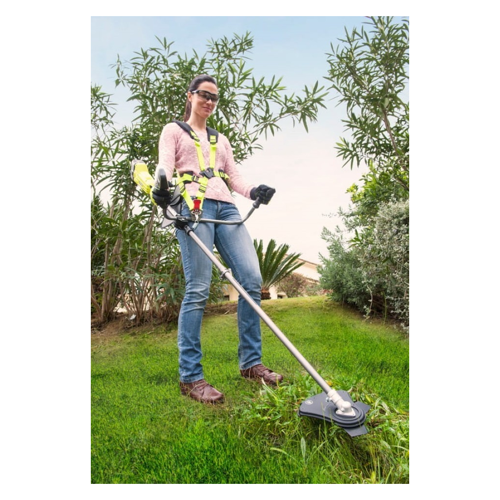 Тример садовий Ryobi ONE+ RBC18X20B4F, акумуляторний, 18В, АКБ 1х4Ач, диск/ліска. (5133003713) - зображення 2