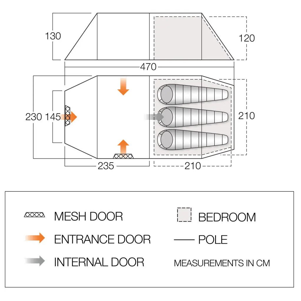Намет Vango Kibale 350 Moroccan Blue (929146) - зображення 2
