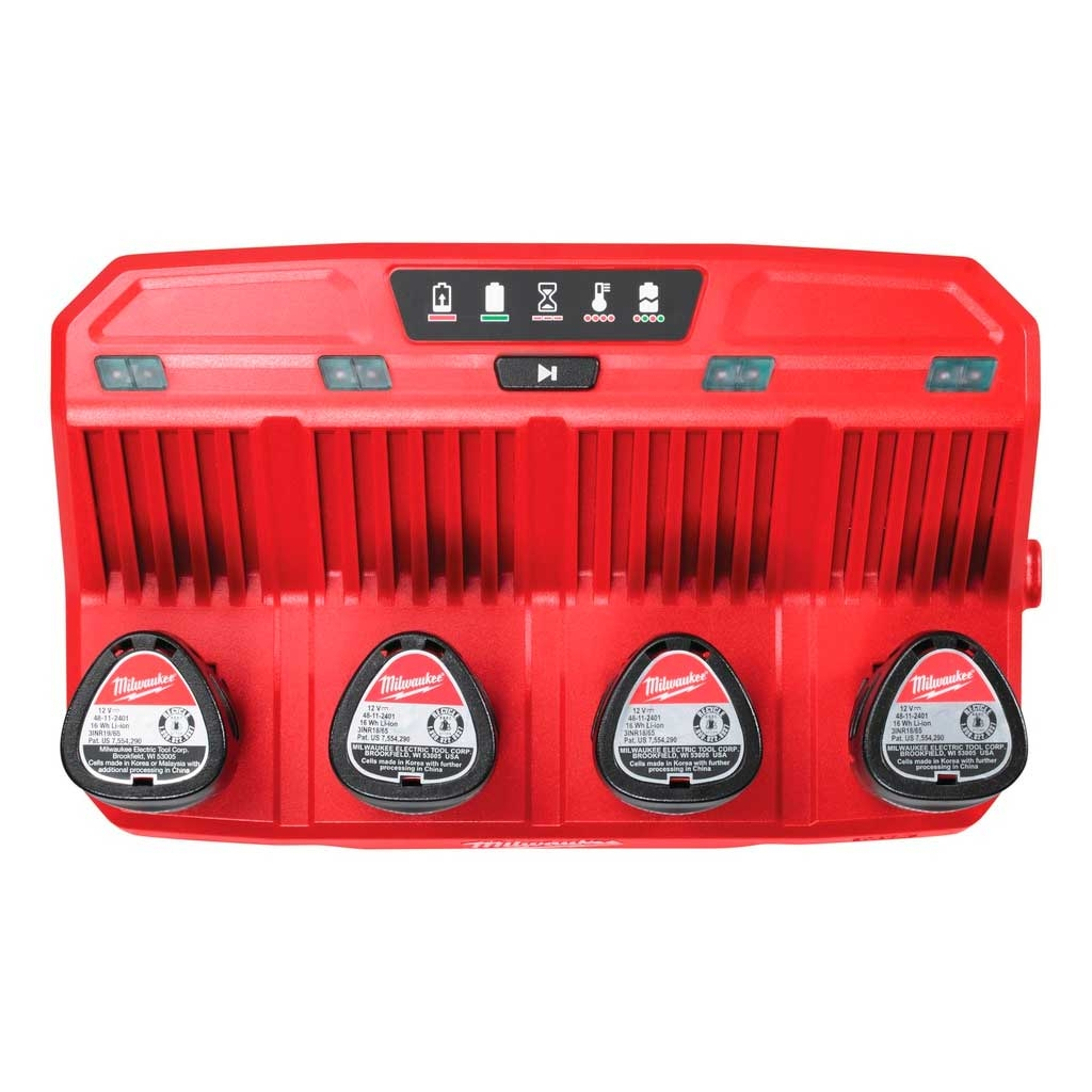 Зарядний пристрій для акумуляторів інструменту Milwaukee M12 C4 (4932430554) - зображення 4