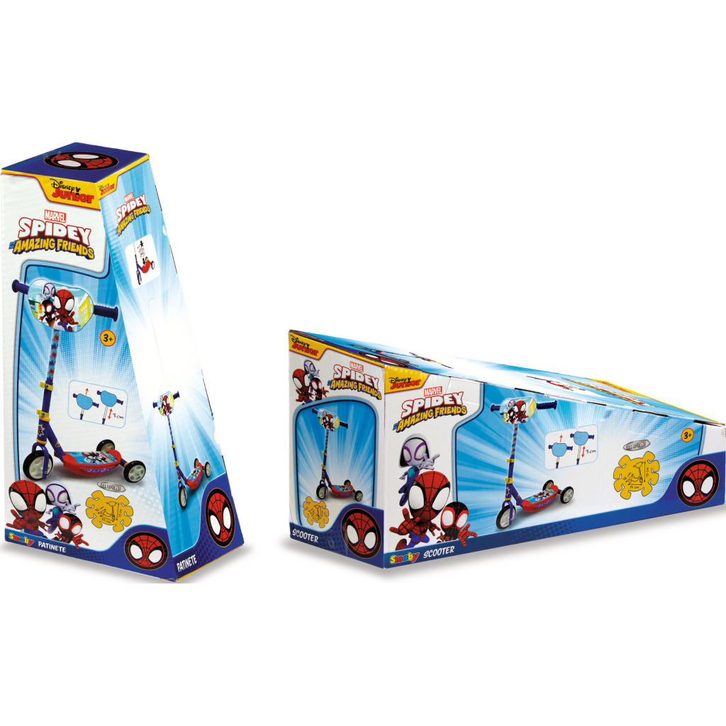 Самокат Smoby Марвел Спіді з металевою рамою (750909) - изображение 3