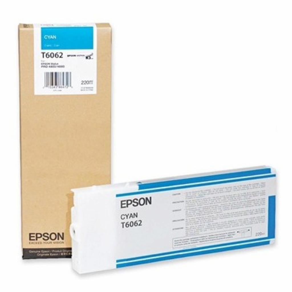 Картридж Epson St Pro 4800/4880 cyan (C13T606200) - зображення 1
