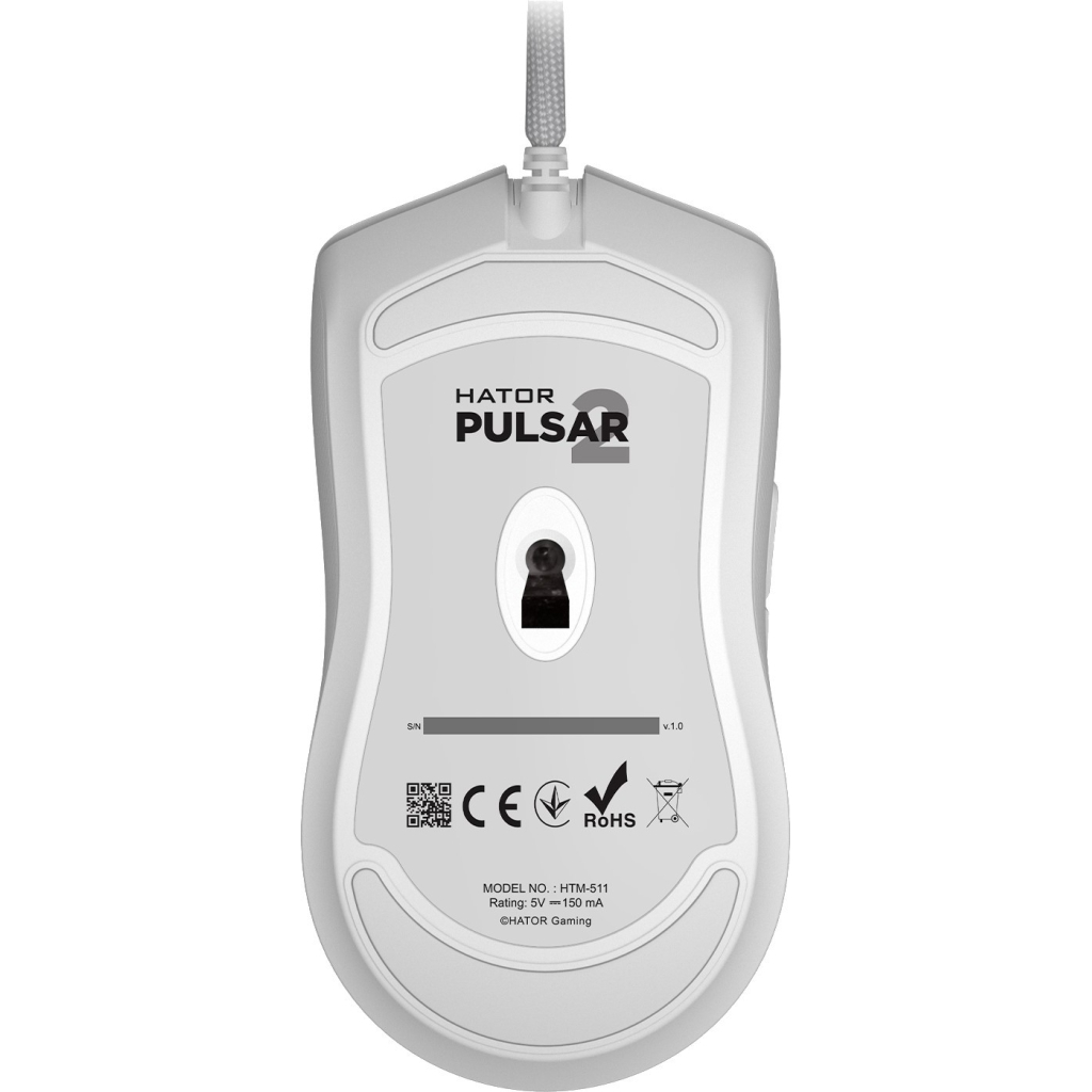 Мишка Hator Pulsar 2 USB White (HTM-511) - зображення 5