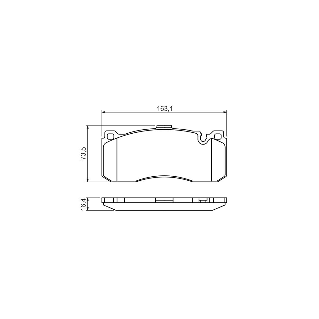 Гальмівні колодки Bosch 0 986 494 428 - зображення 5