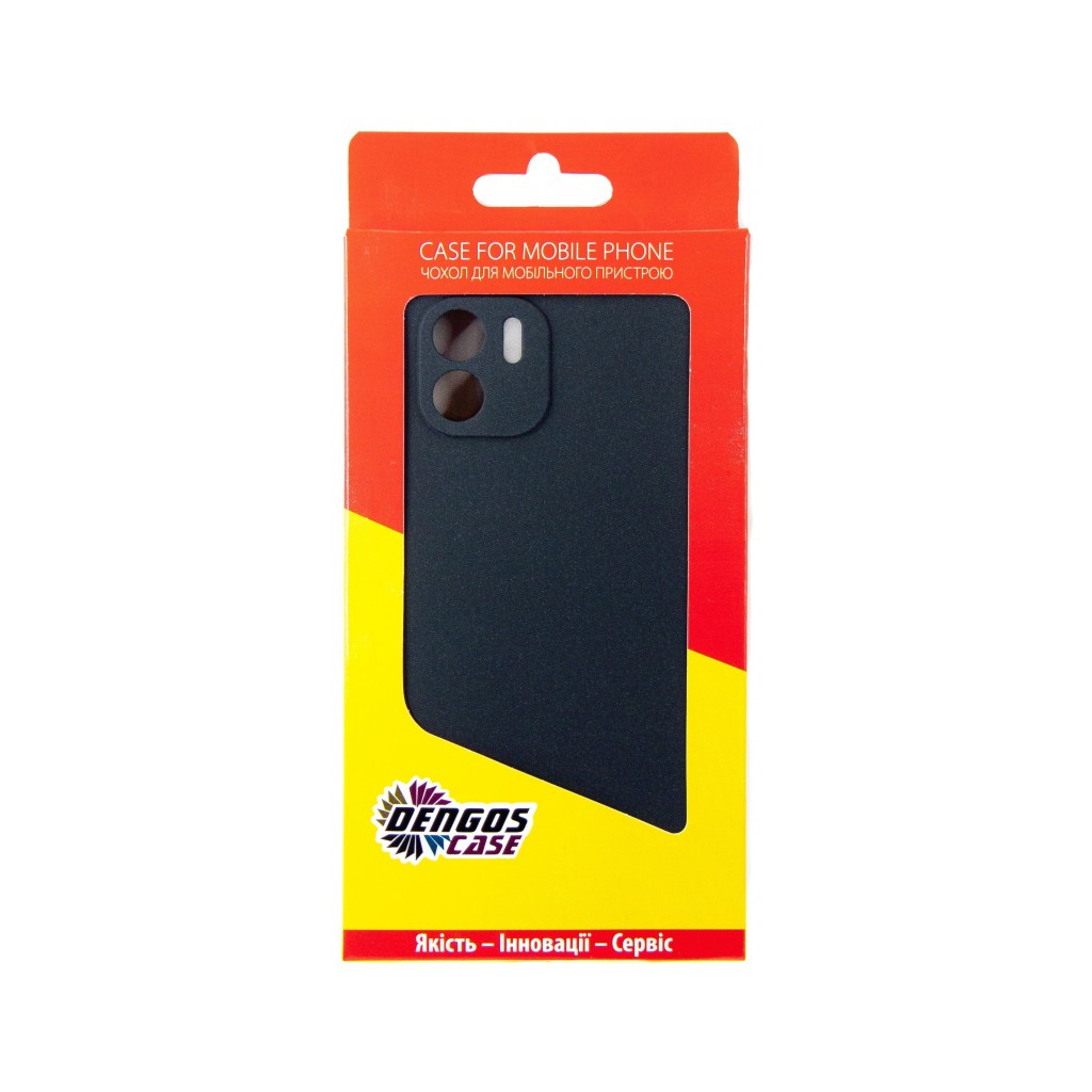 Чохол до мобільного телефона Dengos Carbon Xiaomi Redmi A1 (black) (DG-TPU-CRBN-161) - зображення 5