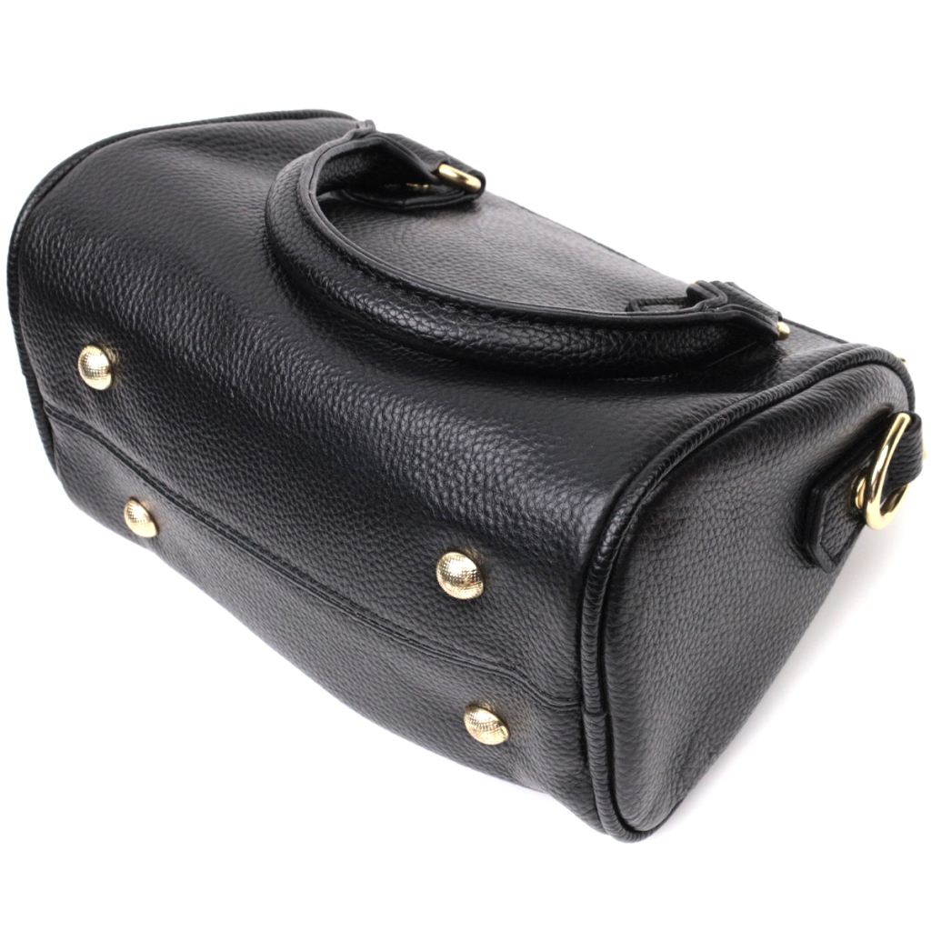 Сумка Vintage З натуральної шкіри Чорна (22353) - зображення 8
