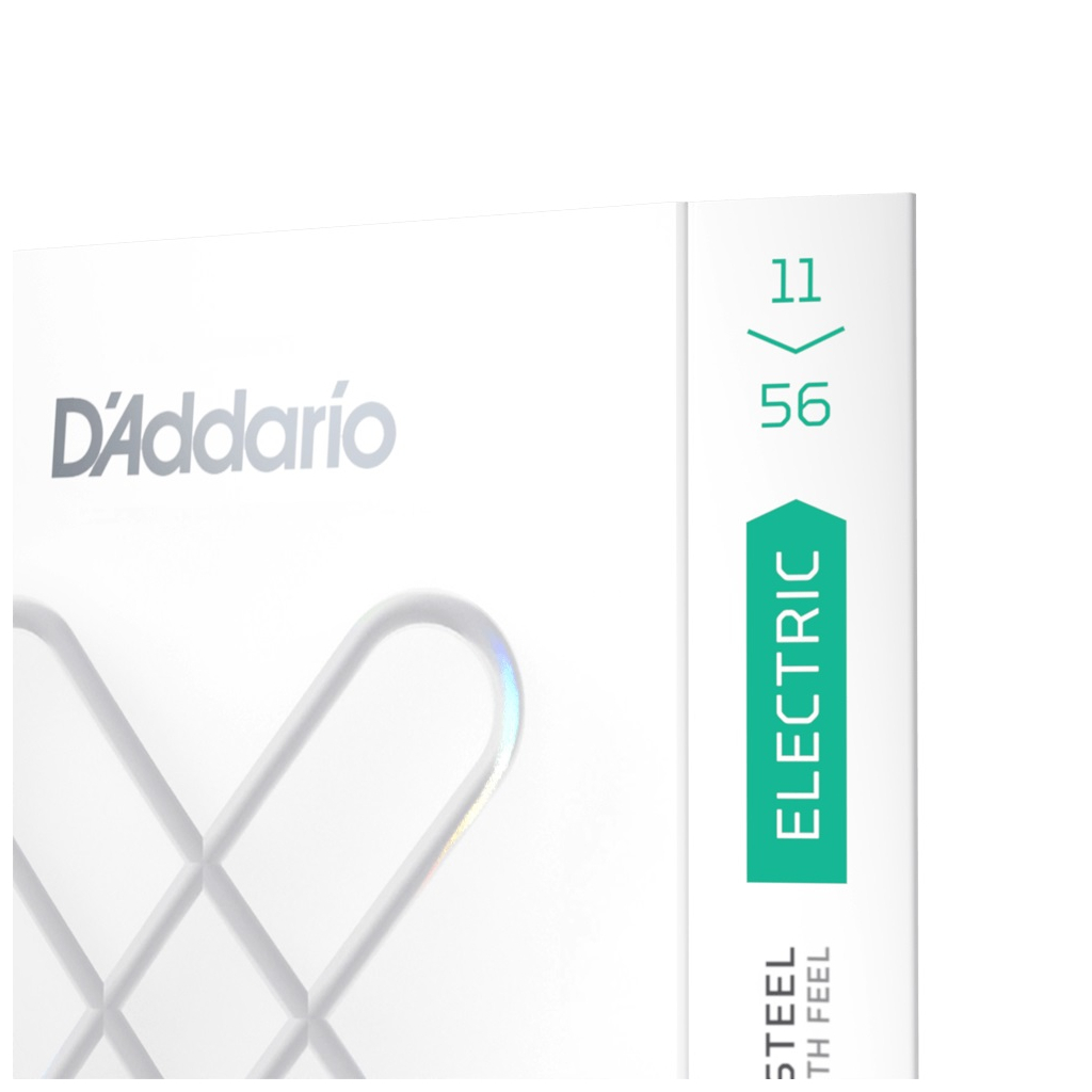 Струни для гітари D'Addario XS Coated Electric Guitar Strings Medium Top / Extra Heavy Bottom (11-56) (XSE1156) - зображення 4