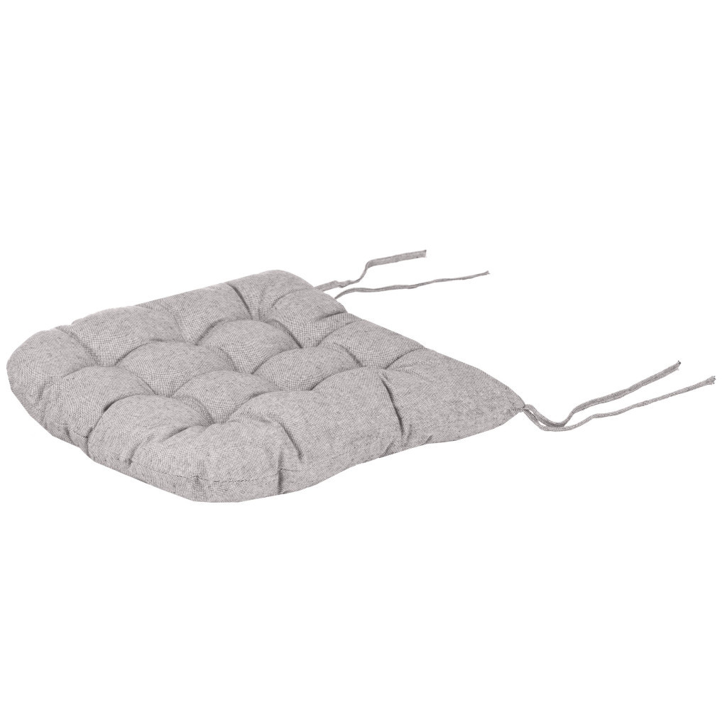 Подушка на стілець Ardesto Oliver сірий, 40х40см 100% бавовна (ART02OD) - зображення 5