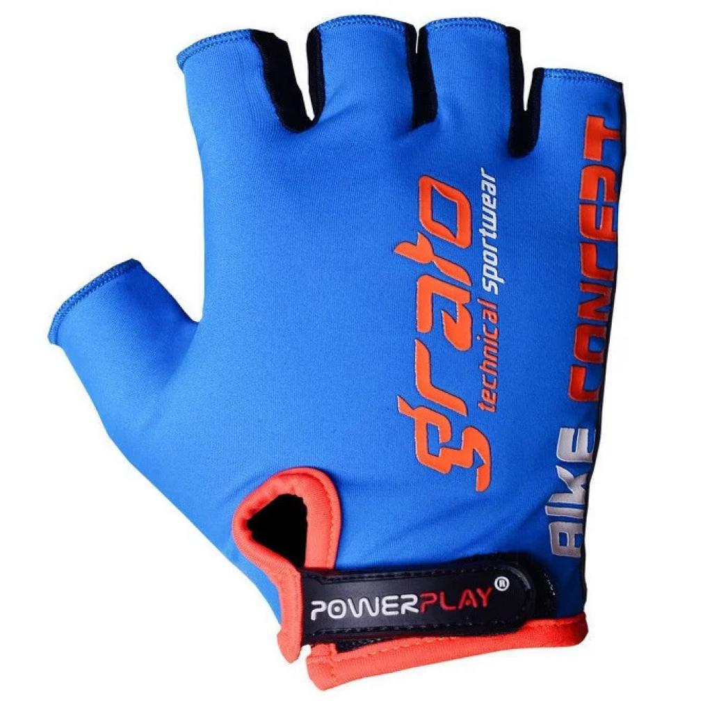 Велорукавиці PowerPlay 5029 Light Blue M (5029G_M_Blue) - зображення 2