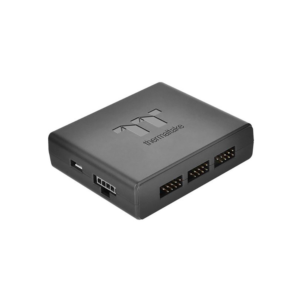 Кулер до корпусу ThermalTake Pure Plus RGB 12 Radiator Fan TT Premium Edition 3Pack/Fan/120 (CL-F063-PL12SW-A) - зображення 7