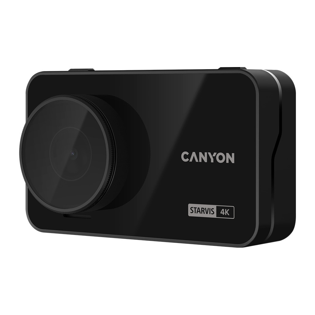 Відеореєстратор Canyon DVR40GPS UltraHD 4K 2160p GPS Wi-Fi Black (CND-DVR40GPS) - зображення 1