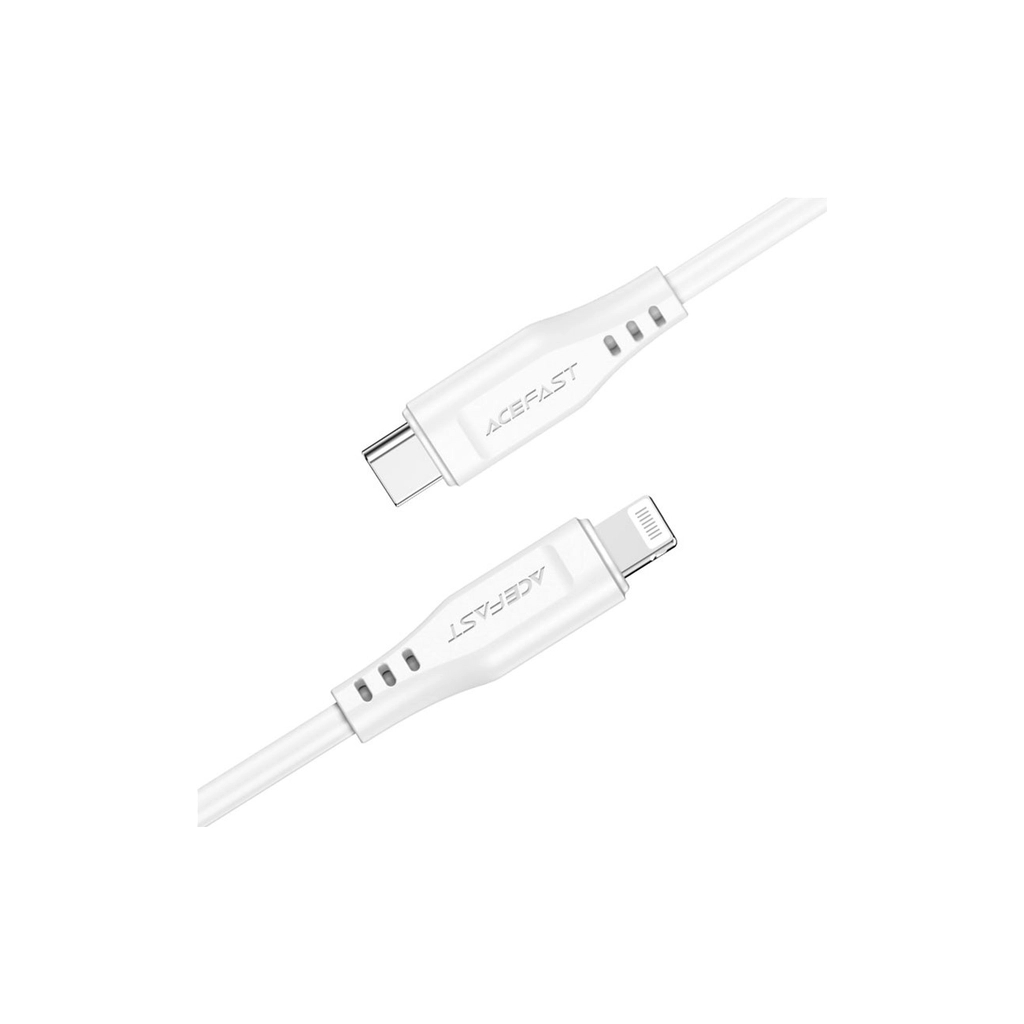 Дата кабель USB-C to Lightning 1.2m 3.0A TPE C3-01 White Acefast (6974316280811) - зображення 2