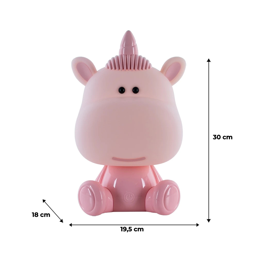 Нічник Kite Світильник LED з акумулятором Unicorn, рожевий (K24-491-1-2) - зображення 6