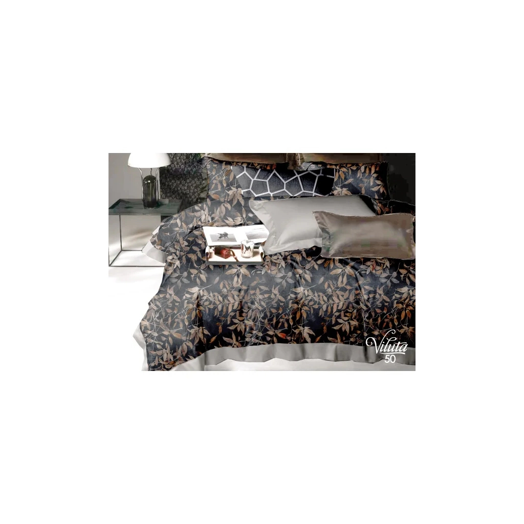 Постільна білизна Viluta Сатин Єгипетська бавовна 50 євро (50_EB_ev) - зображення 1