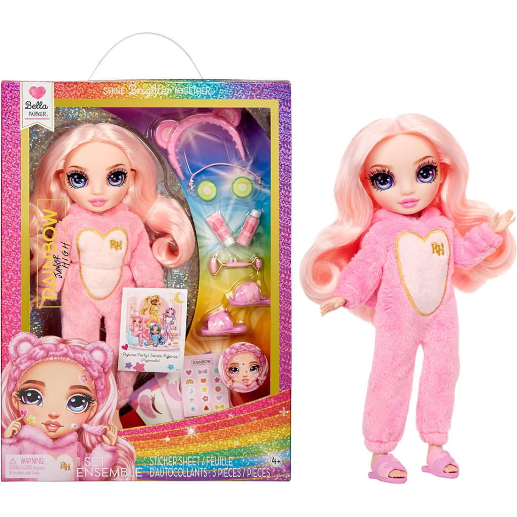Лялька Rainbow High серії Junior High PJ Party - Белла (503675) - зображення 5