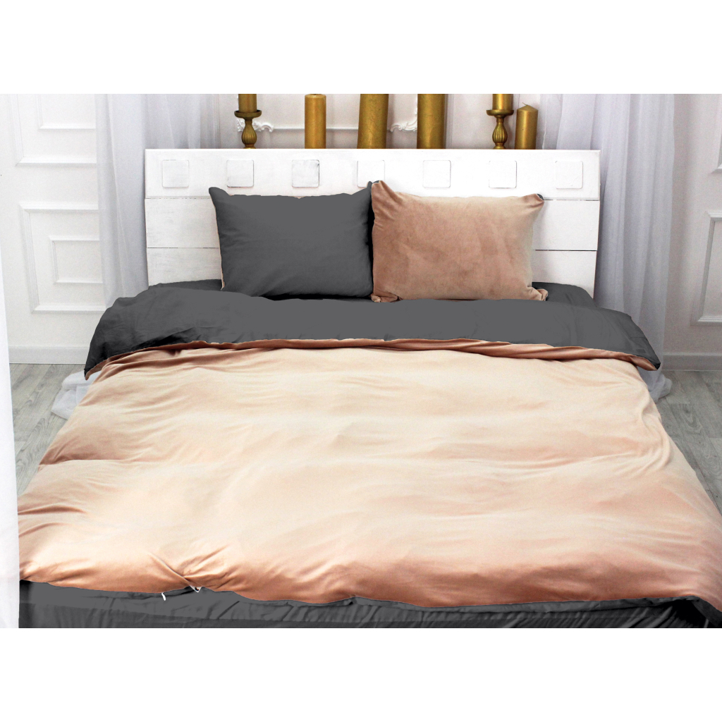 Постільна білизна MirSon Велюр Winter Delicate 28-0091 Ortica Сімейний (2200004044842) - зображення 3