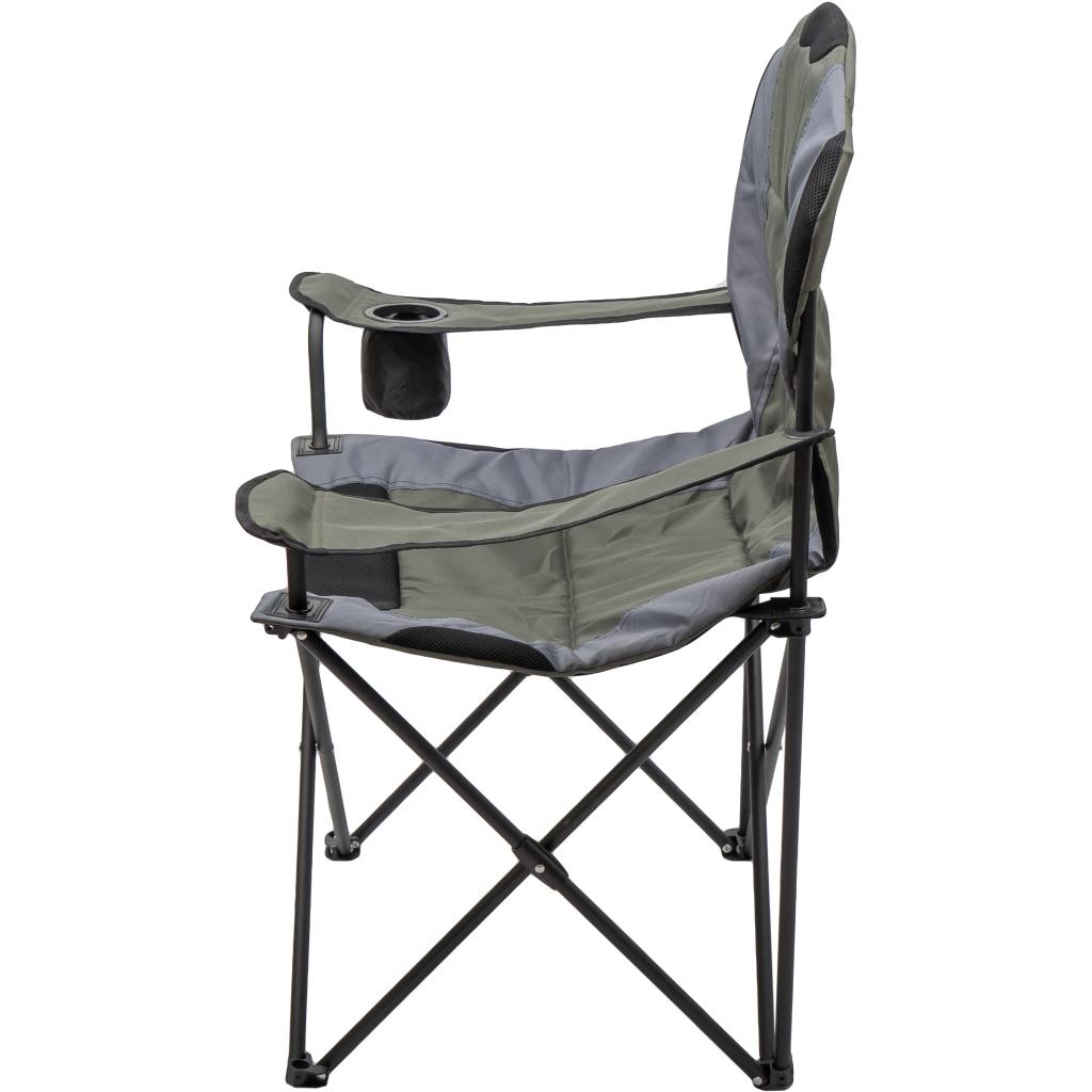 Крісло складане NeRest NR-34 Турист Grey/Khaki (4820211100506HAKIG) - зображення 3