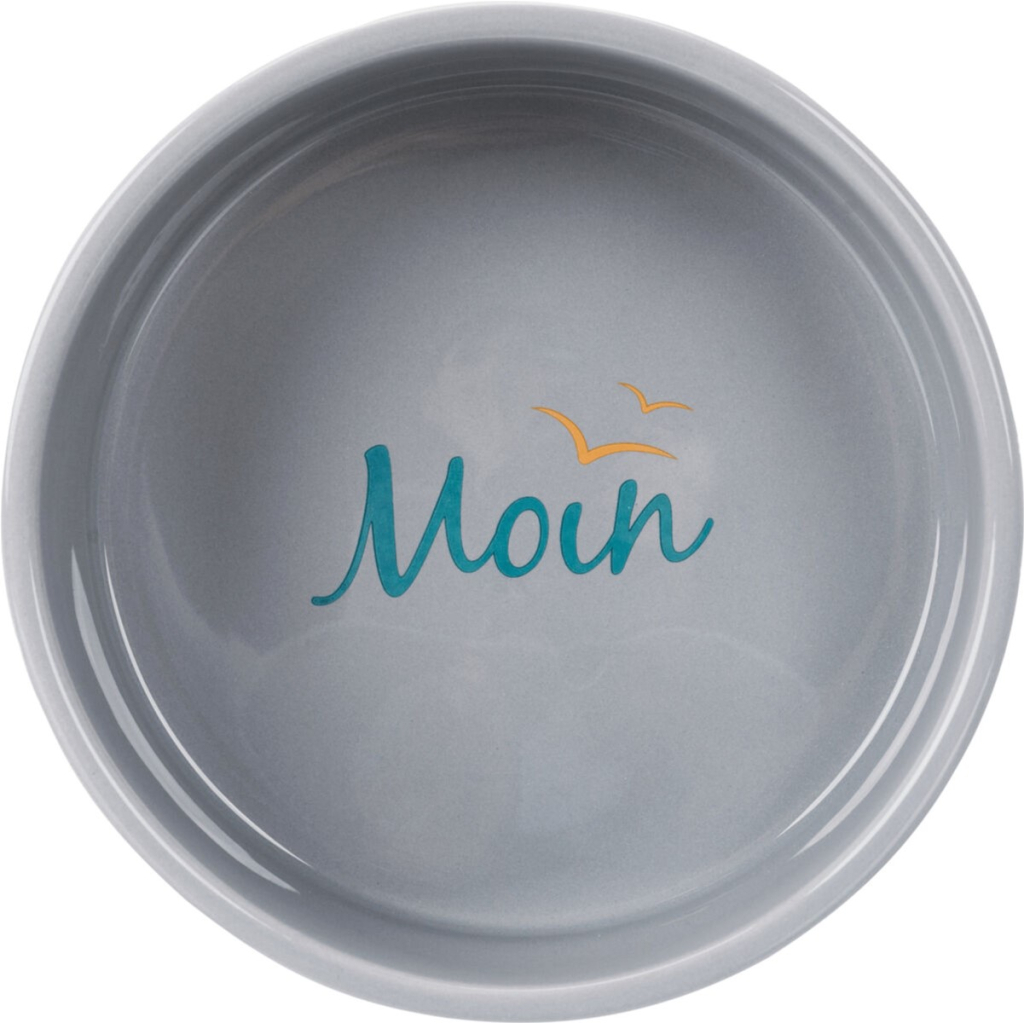 Посуд для собак Trixie Миска керамічна BE NORDIC 1.4 л/20 см (сіра) (4011905243559) - зображення 3