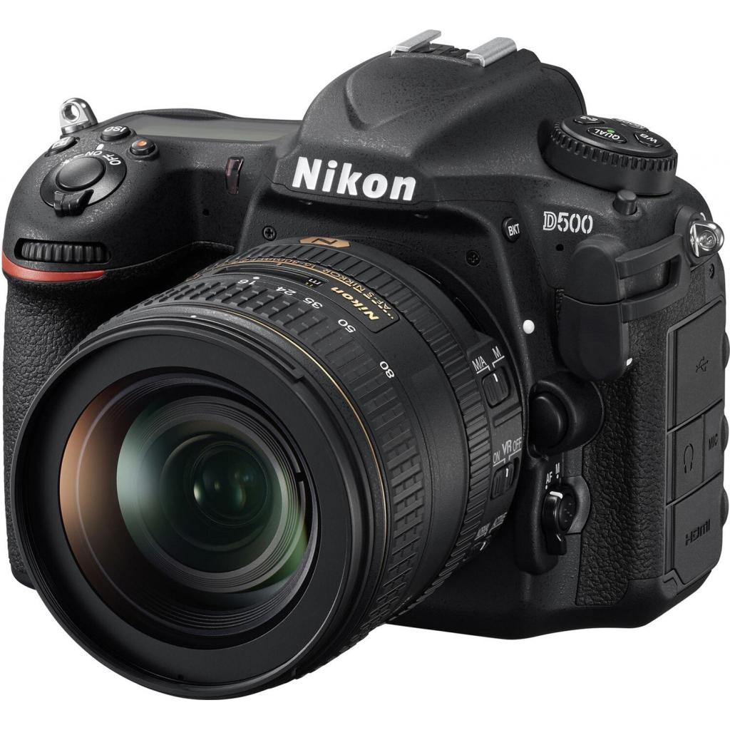 Цифровий фотоапарат Nikon D500 AF-S DX 16-80 VR kit (VBA480K001) - зображення 1