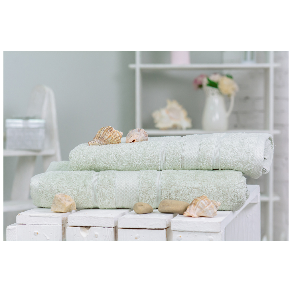 Рушник MirSon набір банний 5008 SoftNess Menthol 50x90, 70x140 (2200003183009) - зображення 1