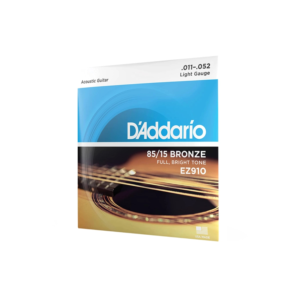 Струни для гітари D'Addario 85/15 Bronze Light (11-52) (EZ910) - зображення 2