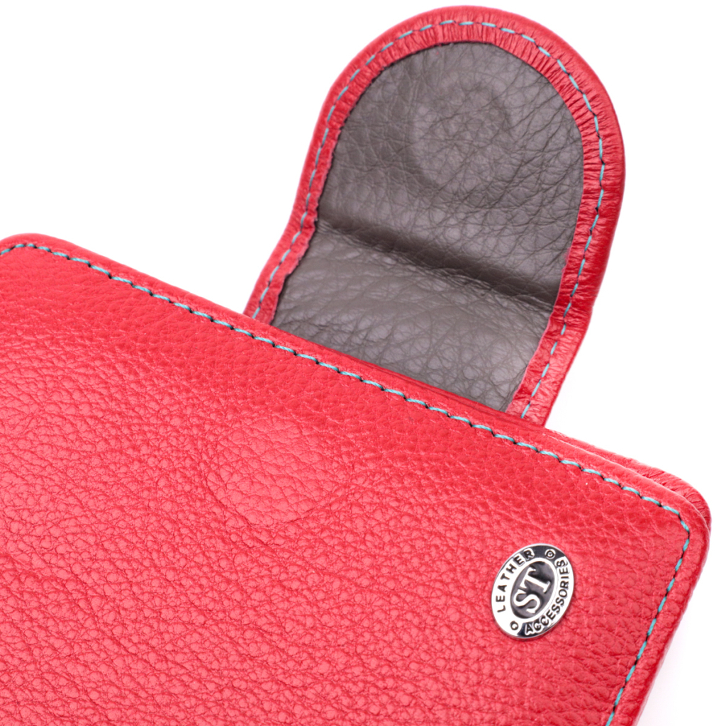 Гаманець ST Leather Шкіряний Червоний (19453) - зображення 3