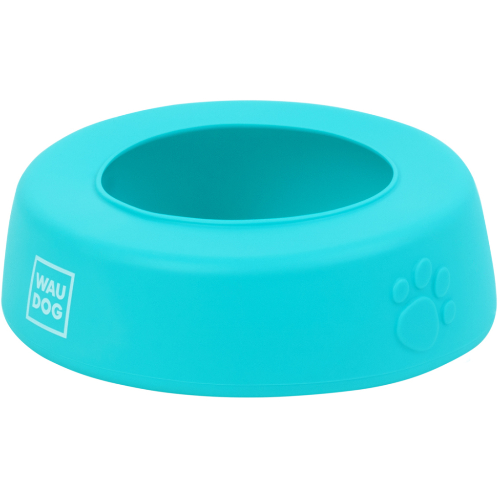 Посуд для собак WAUDOG Silicone Миска-непроливайка 750 мл блакитна (50782) - зображення 3