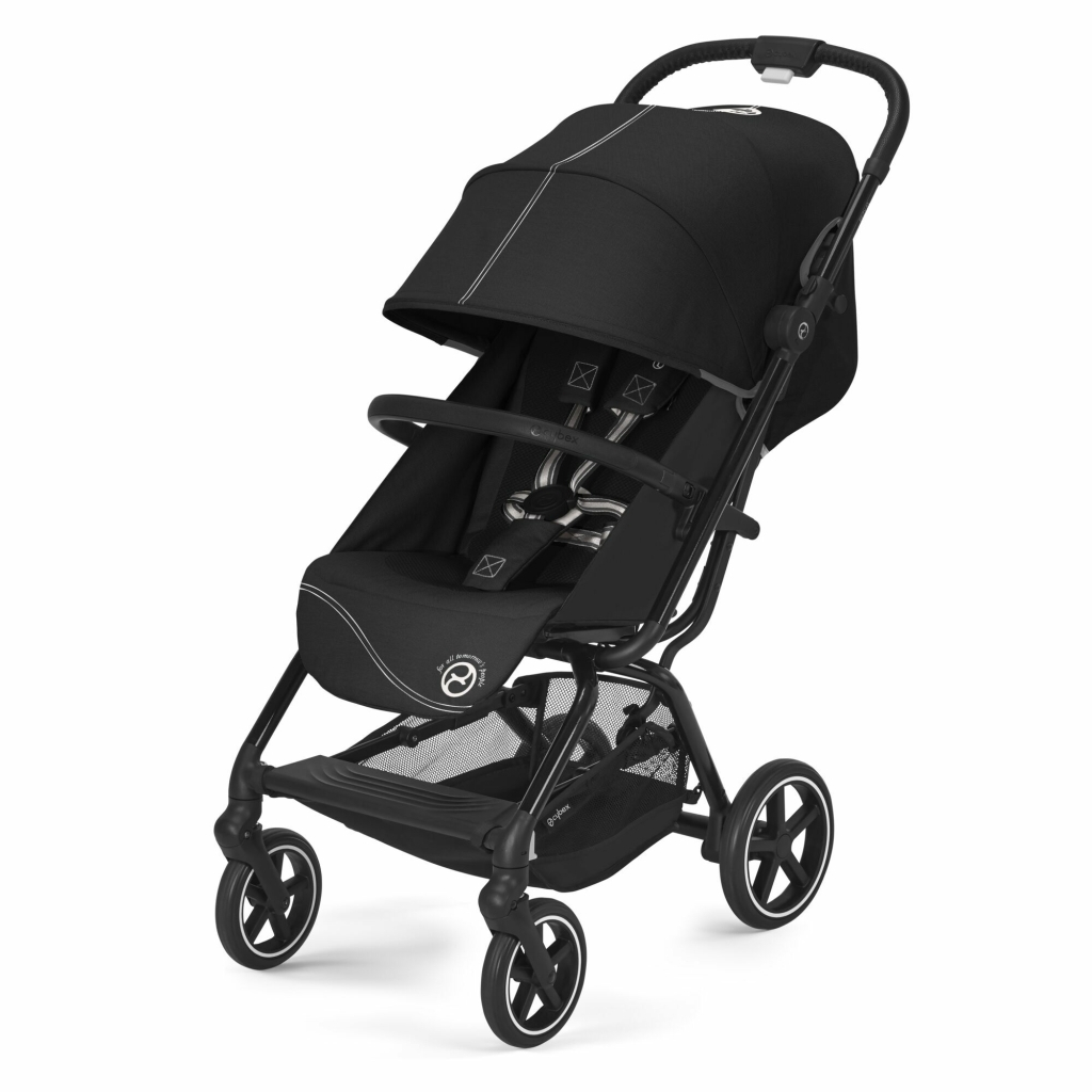 Коляска Cybex Eezy S+2 Moon Black (з бампером) (522001171) - зображення 1