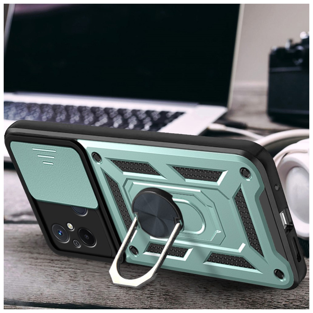 Чохол до мобільного телефона BeCover Military Xiaomi Redmi 12C Dark Green (709167) - зображення 4