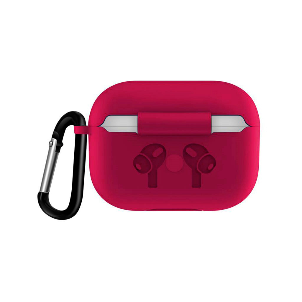 Чохол для навушників BeCover Silicon Protection для Apple AirPods Pro Rose Red (704504) - зображення 2