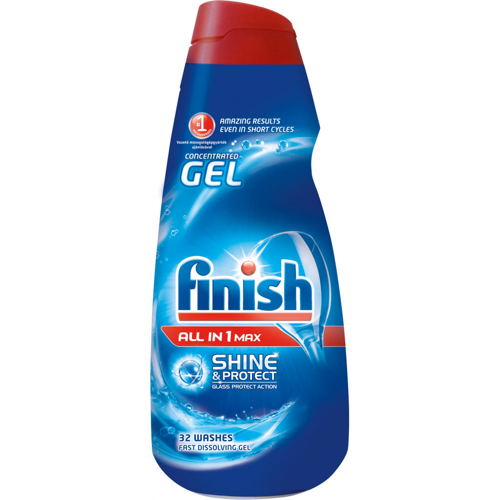 Гель для миття посуду в посудомийці Finish All in 1 Max 650 мл (5997321731667/5997321732824) - зображення 1