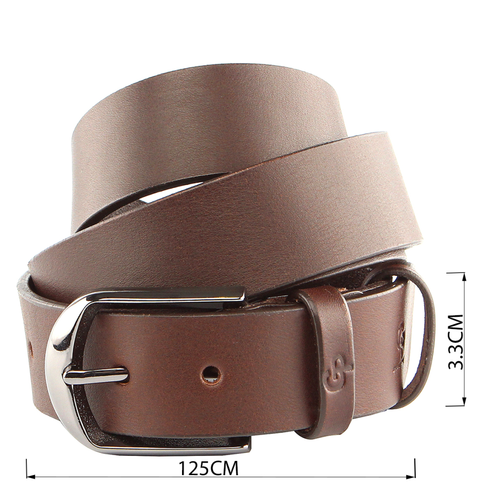 Ремінь Grande Pelle Брючний Коричневий (00245) - зображення 3