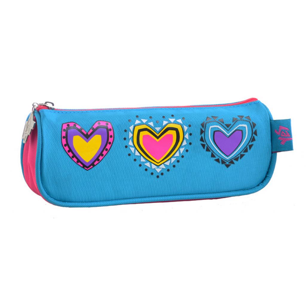 Пенал Yes Hearts turquoise (531831) - изображение 1