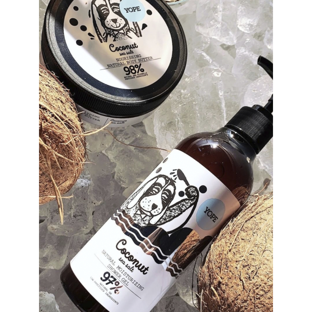 Гель для душу Yope Coconut and Sea Salt 400 мл (5900168908314) - зображення 4
