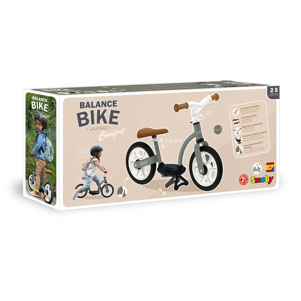 Біговел Smoby Toys Комфорт з підніжкою Сірий (770126) - зображення 7