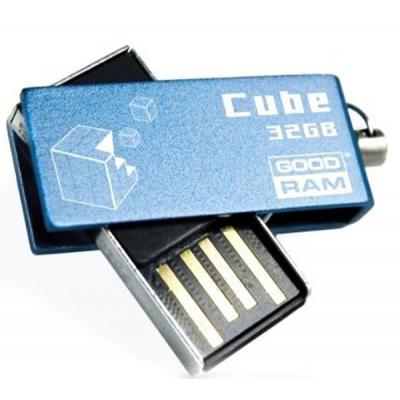 USB флеш накопичувач Goodram 32GB Cube USB 2.0 (PD32GH2GRCUBR9) - зображення 2