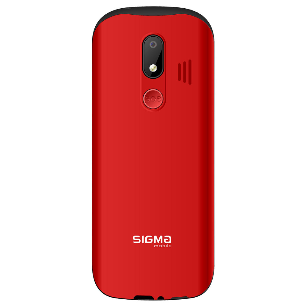 Мобільний телефон Sigma Comfort 50 Optima Type-C Red (4827798122327) - зображення 3