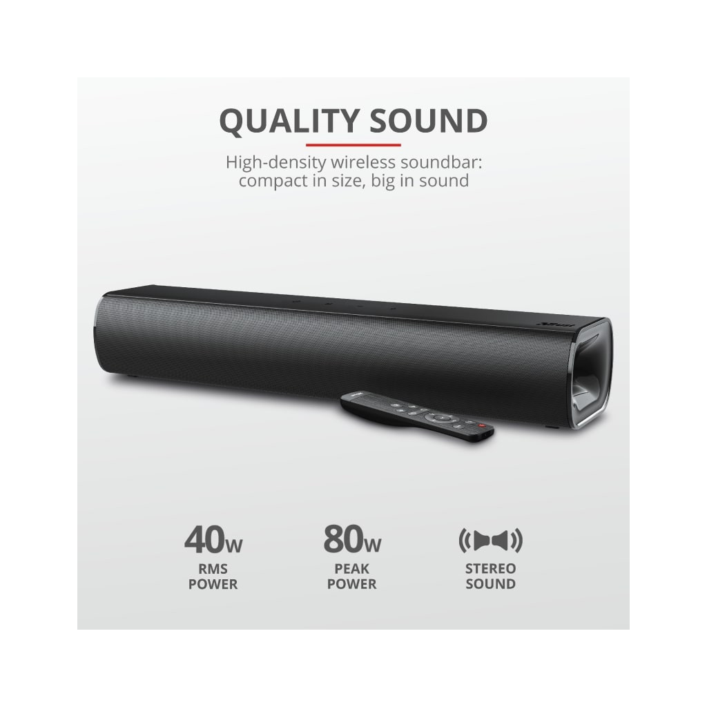 Домашній кінотеатр Trust Lino HD Soundbar With Bluetooth Black (23642_TRUST) - зображення 11