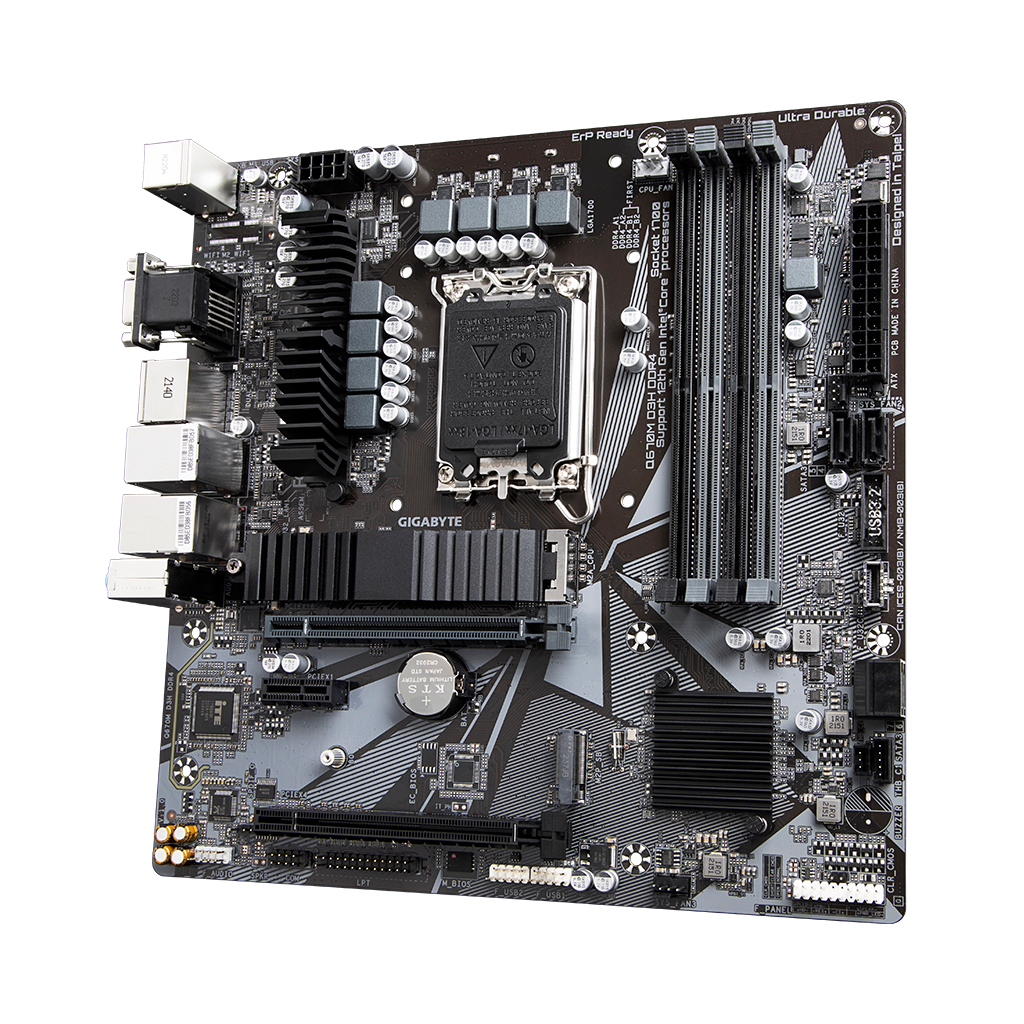 Материнська плата GIGABYTE Q670M D3H DDR4 - зображення 4