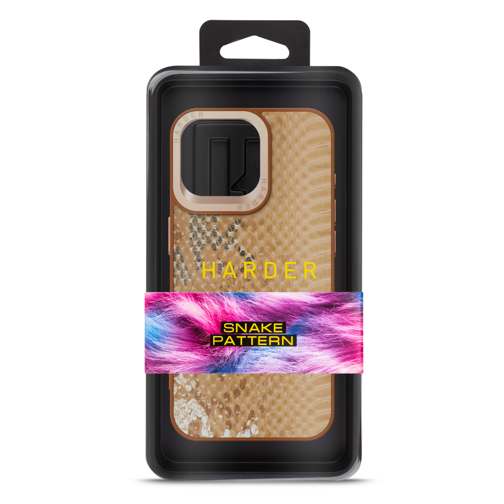 Чохол до мобільного телефона Harder Snake Pattern Apple iPhone 15 Pro Max Beige (ARM76800) - зображення 3