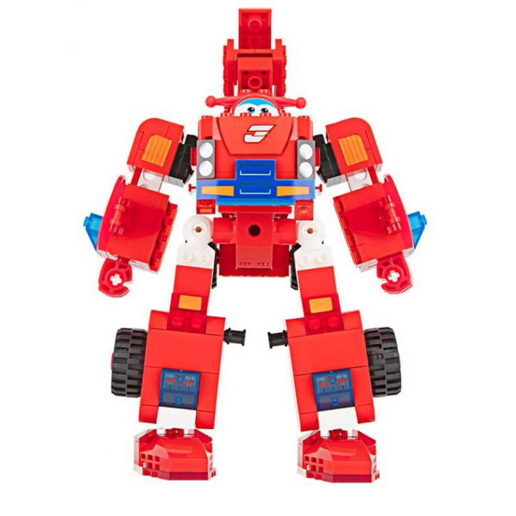 Конструктор Super Wings Blocks 2-in-1 Buildable Transforming Vehicle Jett, Джетт (EU385005) - зображення 1