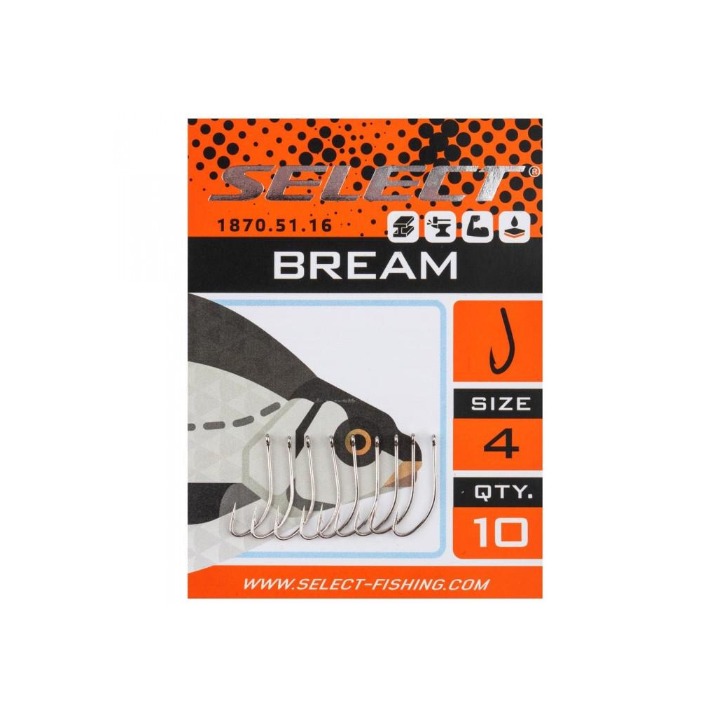 Гачок Select Bream 10 (10 шт/уп) (1870.51.13) - зображення 2