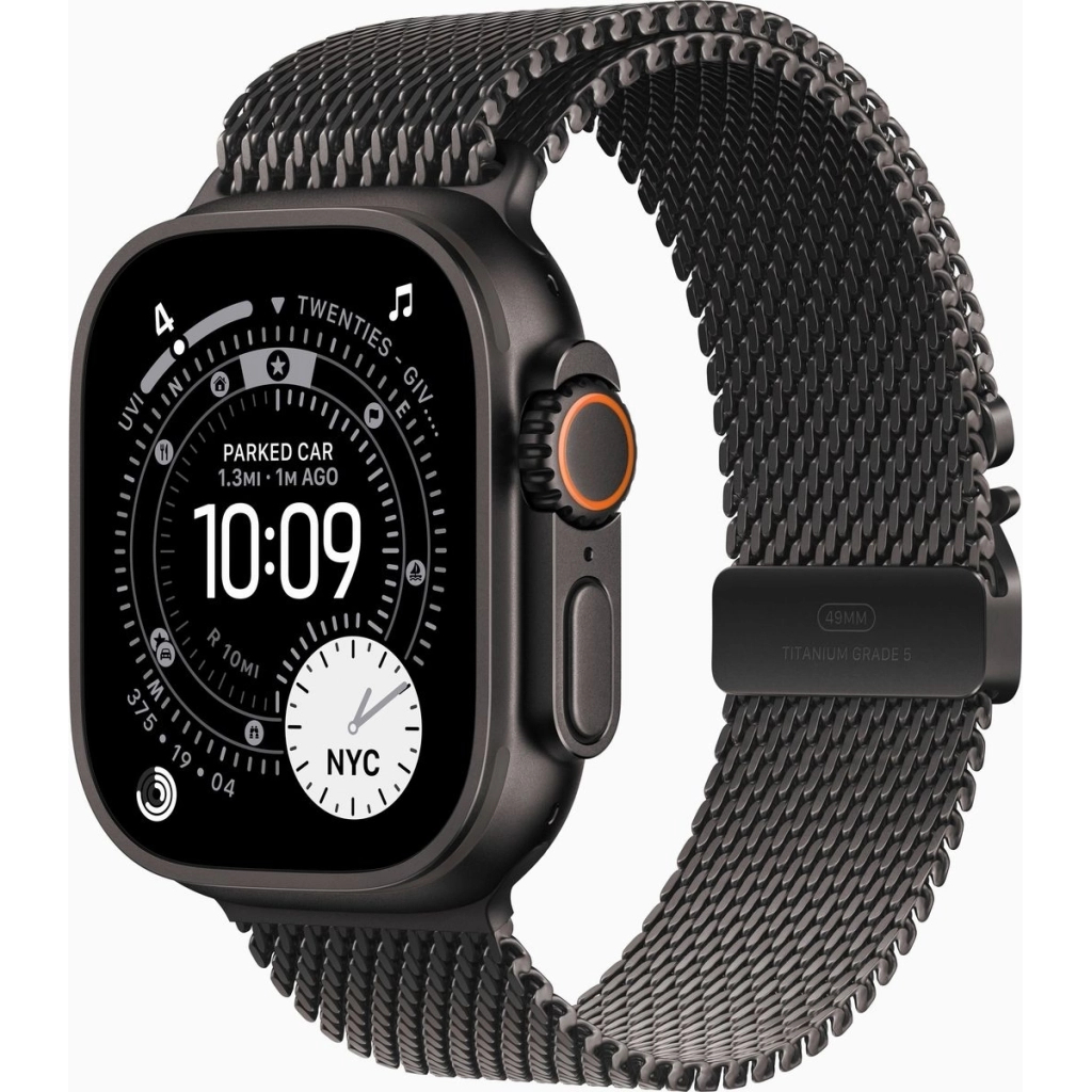 Смарт-годинник Apple Watch Ultra 3 GPS + Cellular 49mm Black Titanium Case with Black Titanium Milanese Loop - Small (MF1N4QP/A) - зображення 1