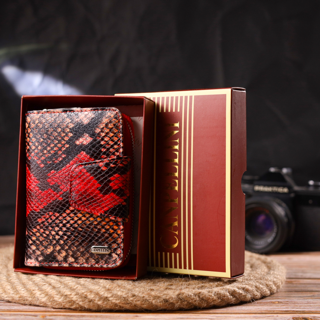 Портмоне Canpellini З натуральної шкіри Різнобарвне (21605) - зображення 12