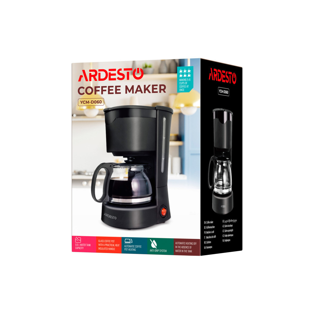 Крапельна кавоварка Ardesto YCM-D060 - зображення 2