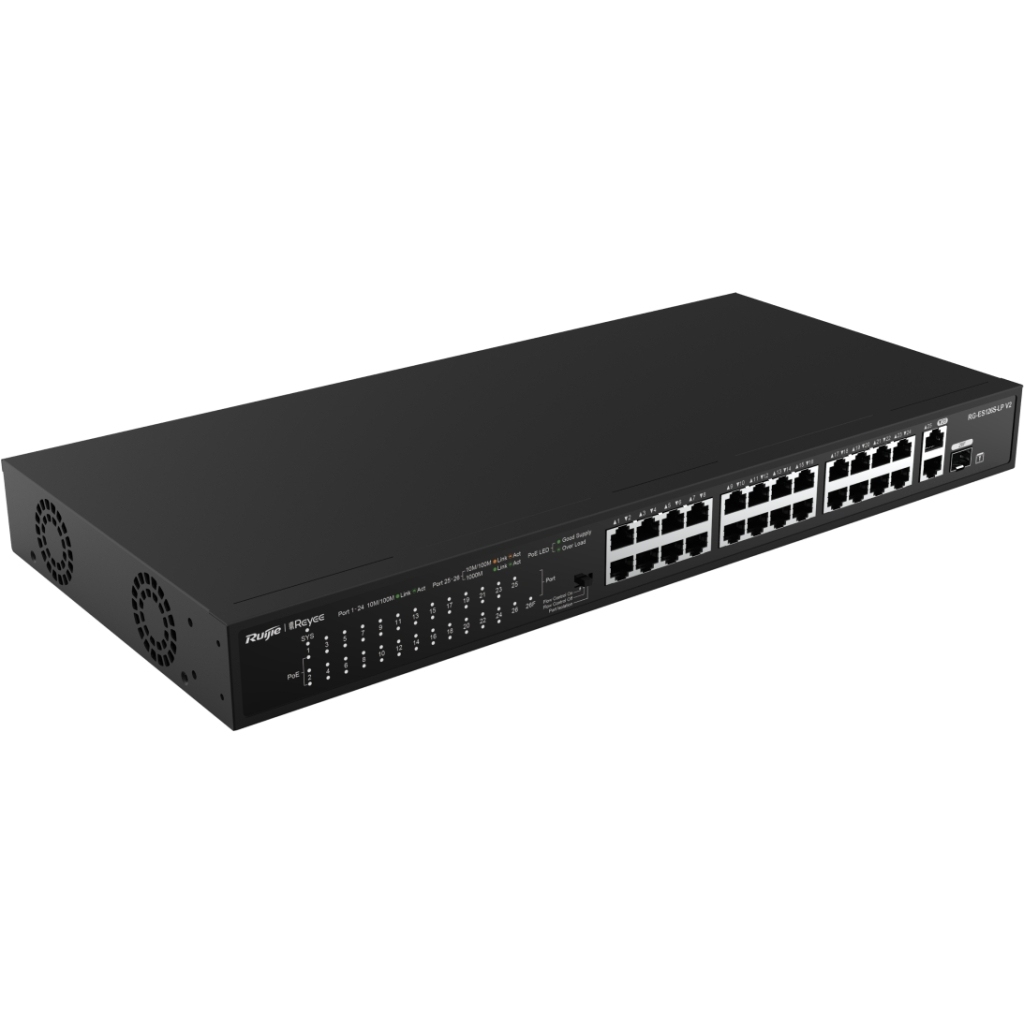 Комутатор мережевий Ruijie Networks RG-ES126S-LP V2 - зображення 2