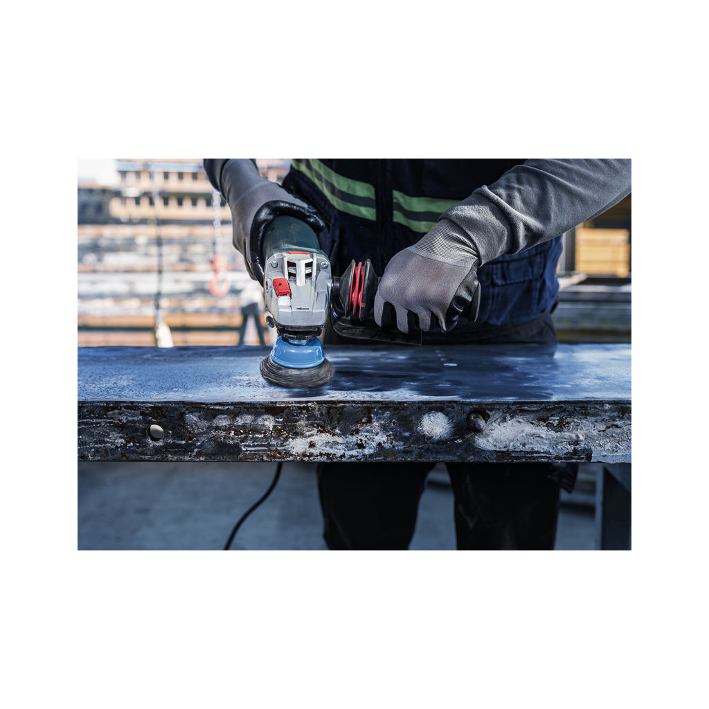 Щітка для електроінструменту Bosch Professional чашкова, сталь, 75мм, 0.5мм, M14 (1.608.622.029) - зображення 10