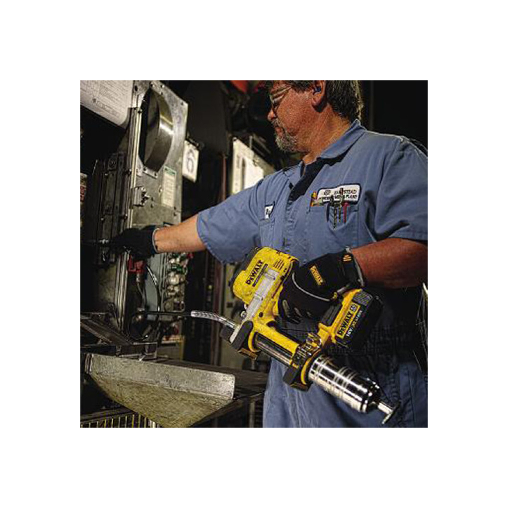 Шприц для мастила DeWALT 18В XR Li-lon, 147.87 мл/хв, 3.63 кг, (без АКБ та ЗП) (DCGG571NK) - зображення 5